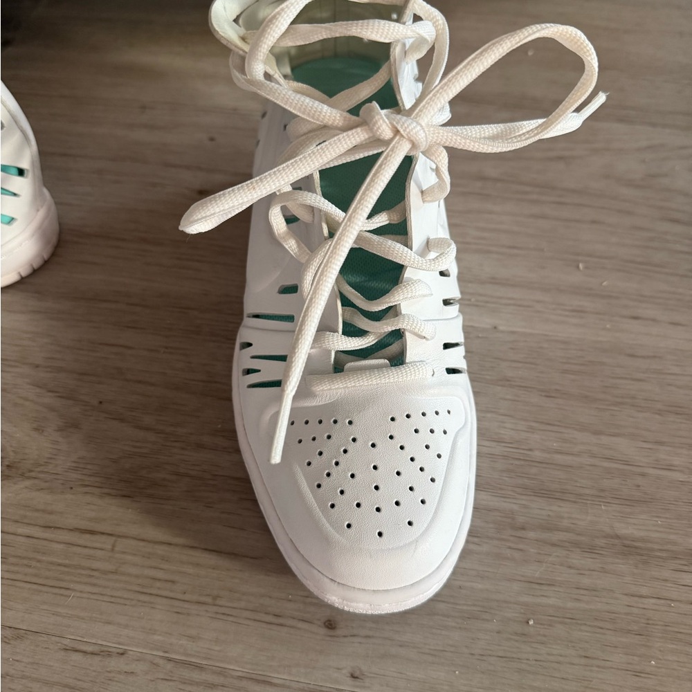 Nike Dunk Sky Hi 2.0 Womens joli White cutout High-Top Sneakers - Picture 6 of 8
